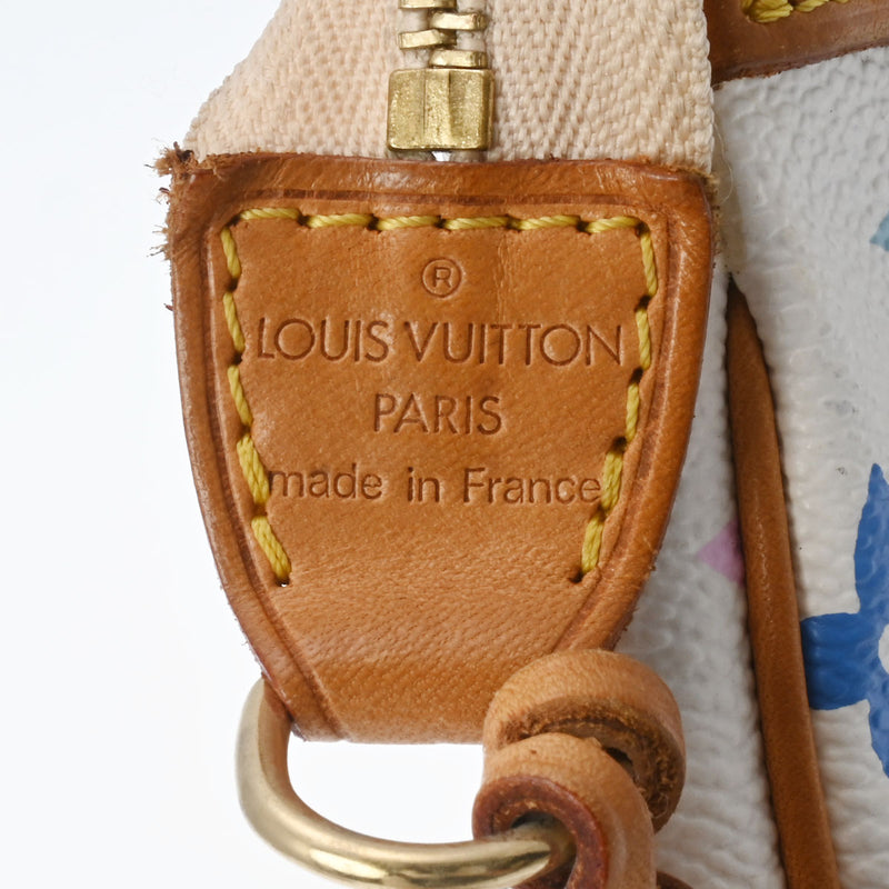 LOUIS VUITTON ルイヴィトン マルチカラー ポシェット アクセソワール ブロン M92649 レディース モノグラムマルチカラー アクセサリーポーチ Bランク 中古 銀蔵