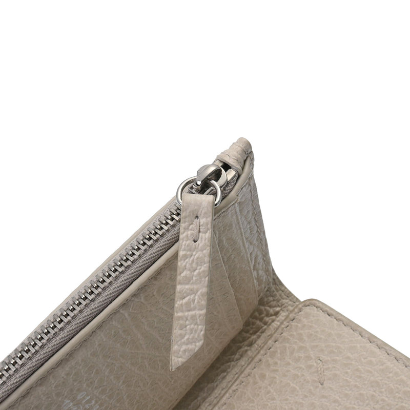 メゾン マルジェラ ベージュ レディース レザー 三つ折り財布 Maison