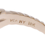 VAN CLEEF & ARPELS ヴァンクリーフ＆アーペル ヴィンテージアルハンブラ 10.5号 レディース K18イエローゴールド リング・指輪 Aランク 中古 銀蔵