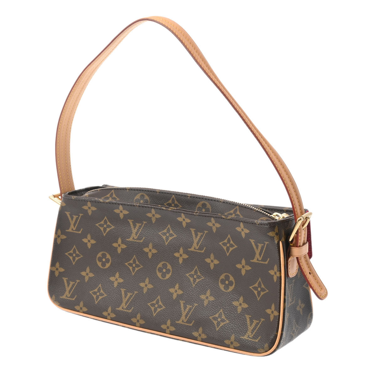 LOUIS VUITTON ルイヴィトン モノグラム ヴィバシテ MM ブラウン 