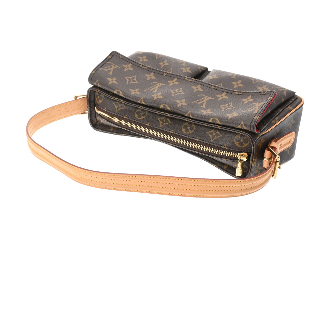 LOUIS VUITTON ルイヴィトン モノグラム ヴィバシテ MM ブラウン 