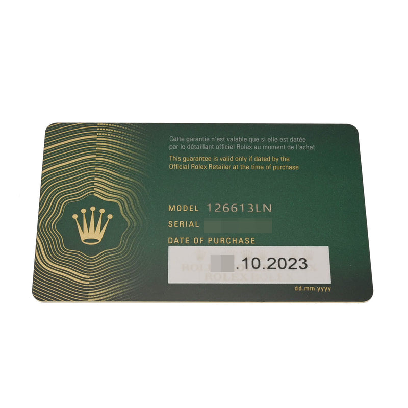 ロレックス サブマリーナ デイト 126613LN 8桁ランダム番 メンズ 腕時計 自動巻き 銀蔵