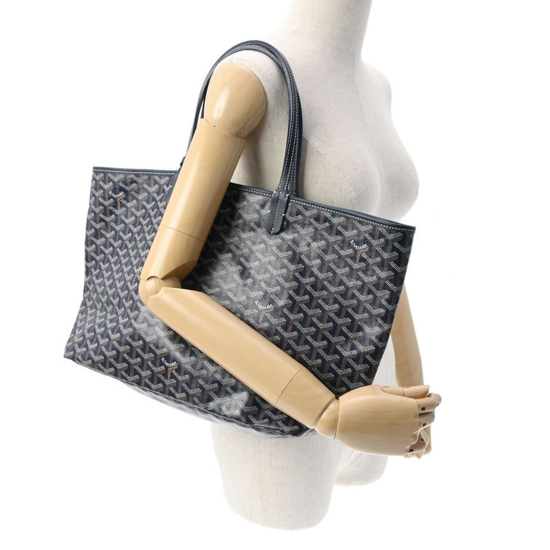 ゴヤールサンルイ PM ネイビー ユニセックス トートバッグ GOYARD 中古 