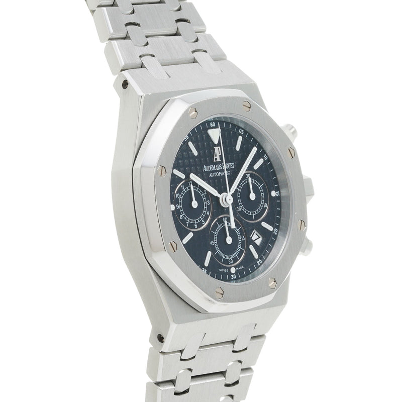 AUDEMARS PIGUET オーデマピゲ ロイヤルオーク クロノ 26300ST.00.1110 メンズ SS 腕時計 自動巻き ネイビー文字盤 Aランク 中古 銀蔵