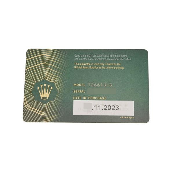 ロレックス サブマリーナ 126613LB 8桁ランダム番 ロイヤルブルー メンズ 腕時計 自動巻き 銀蔵