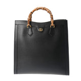 GUCCI グッチ ダイアナ ラージトート 2WAY ブラック ゴールド金具 703218 レディース レザー トートバッグ 未使用 銀蔵