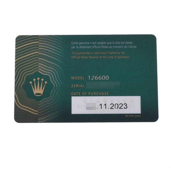 ロレックス シードゥエラー 126600 ランダム品番 黒 メンズ 腕時計 自動巻き 銀蔵