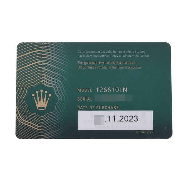 ロレックス サブマリーナ 126610LN ランダム品番 ブラック メンズ 腕時計 自動巻き 銀蔵