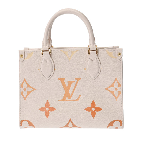 LOUIS VUITTON ルイヴィトン モノグラムアンプラント オンザゴー PM グラデーション グラデーション M46513 レディース レザー 2WAYバッグ Aランク 中古 銀蔵