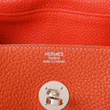 HERMES エルメス リンディ 30 ローズジャイプール/サンギーヌ パラジウム金具 T刻印(2015年頃) レディース トリヨンクレマンス 2WAYバッグ 新同 中古 銀蔵