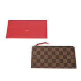 LOUIS VUITTON ルイヴィトン ダミエ ポシェットフェリシー ブラウン N63032 レディース ダミエキャンバス チェーンウォレット ABランク 中古 銀蔵