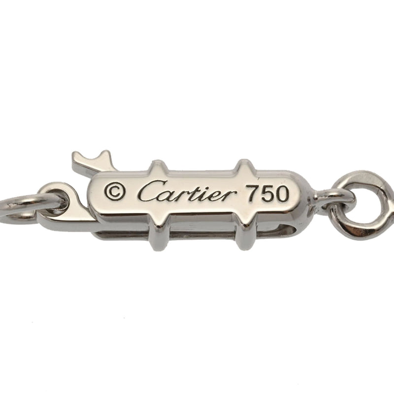CARTIER カルティエ カレスドルキデパル ダイヤ - レディース K18ホワイトゴールド ネックレス Aランク 中古 銀蔵