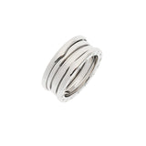 BVLGARI ブルガリ B-ZERO1 #55 15号 レディース K18ホワイトゴールド WG リング・指輪 Aランク 中古 銀蔵