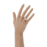 BVLGARI ブルガリ B-ZERO1 #55 15号 レディース K18ホワイトゴールド WG リング・指輪 Aランク 中古 銀蔵