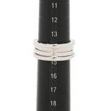 BVLGARI ブルガリ B-ZERO1 #55 15号 レディース K18ホワイトゴールド WG リング・指輪 Aランク 中古 銀蔵