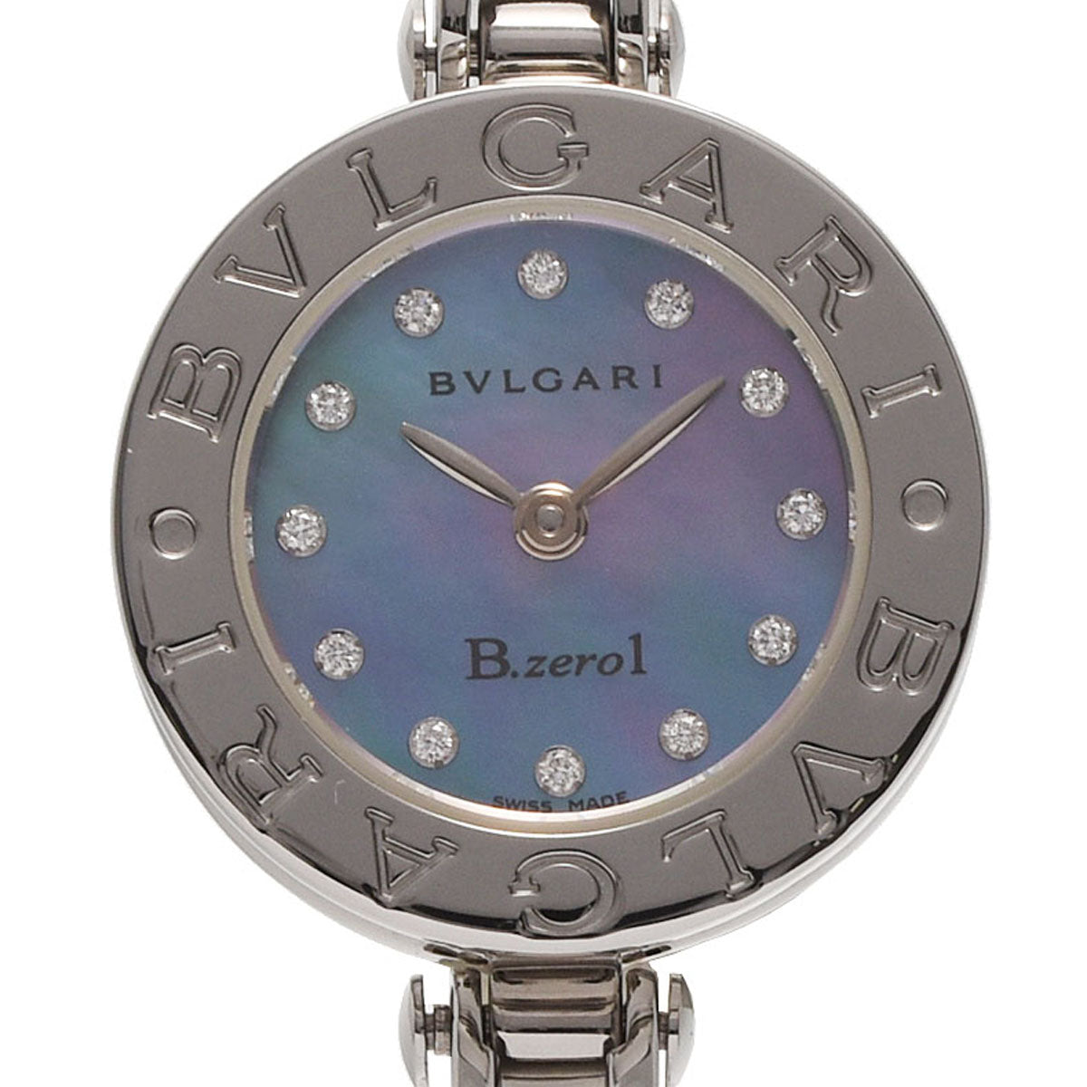 ブルガリB-ZERO1 バングルウォッチ 12Pダイヤ レディース 腕時計 BZ22S BVLGARI 中古 – 銀蔵オンライン