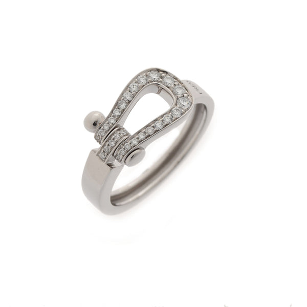 フレッドフォース10 ミディアム ＃50 レディース K18ホワイトゴールド