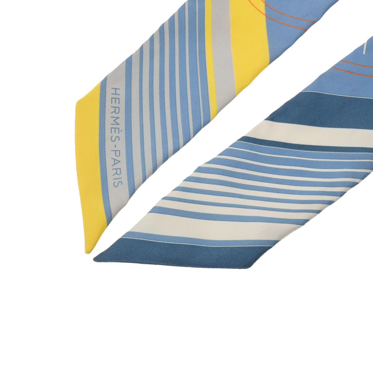 エルメスツイリー 青系 レディース シルク100％ スカーフ - HERMES