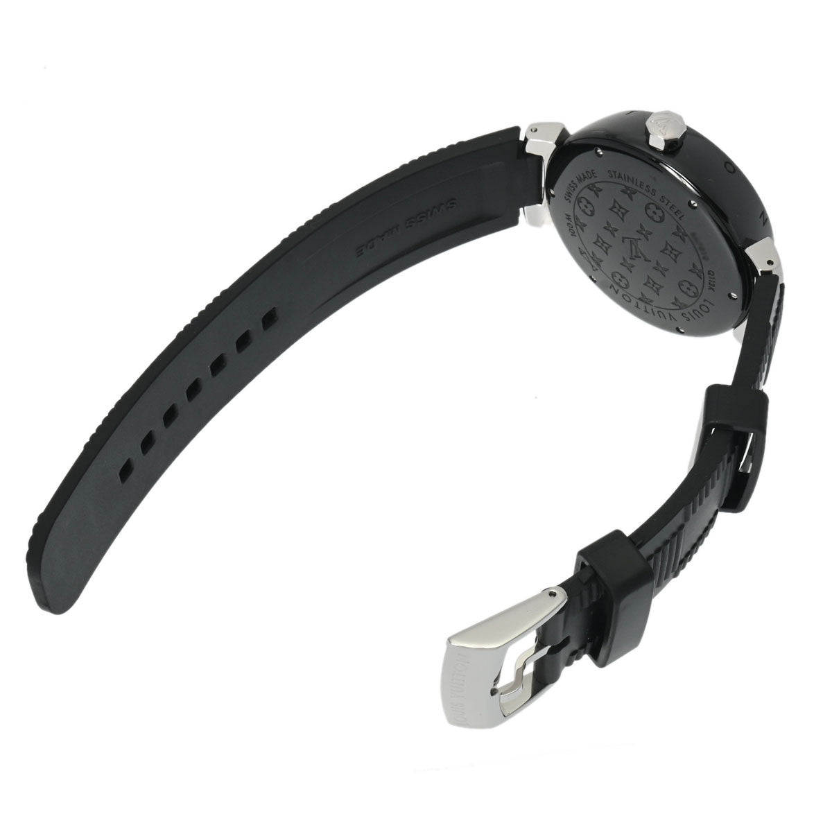 ルイヴィトンタンブール メンズ 腕時計 Q113K LOUIS VUITTON 中古