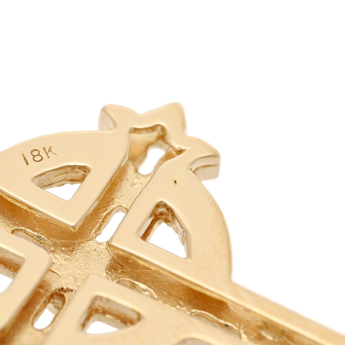 ローリーロドキンネックレストップ クロス ダイヤ ユニセックス K18