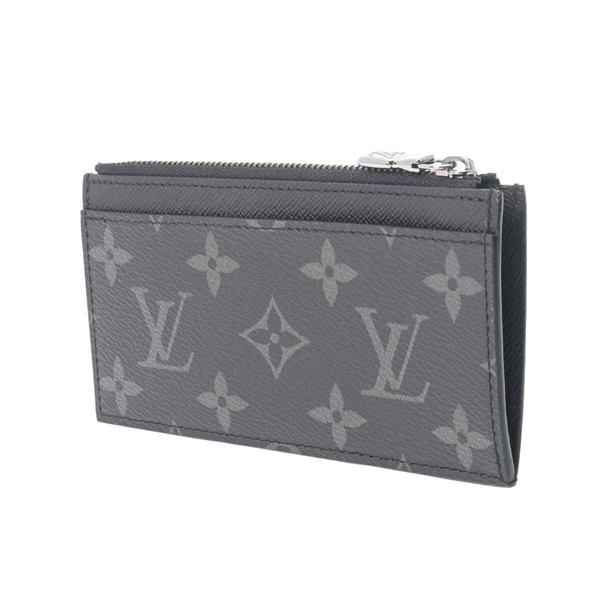 LOUIS VUITTON ルイヴィトン モノグラムエクリプス コインカードホルダー 黒/グレー M69533 メンズ モノグラムキャンバス  コインケース 新同 中古 - ブランド店