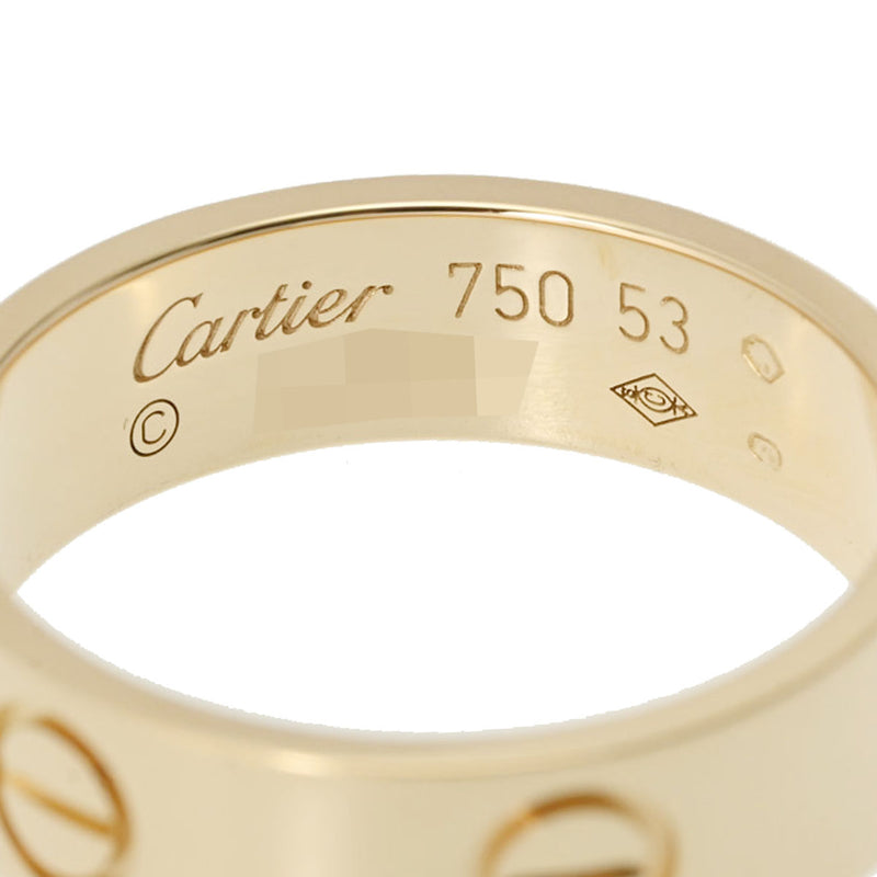 CARTIER カルティエ ラブリング #53 - 13号 レディース K18イエローゴールド リング・指輪 Aランク 中古 銀蔵