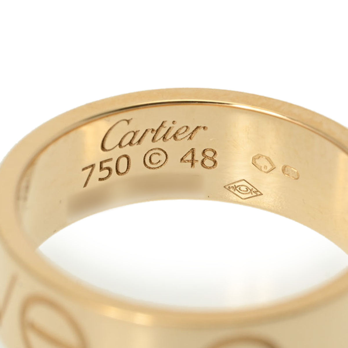 カルティエラブリング クリスマス限定 #48 レディース K18イエローゴールド リング・指輪 8号 - CARTIER 中古 – 銀蔵オンライン