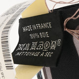 HERMES エルメス ツイリー PARADE EN FANFARE ノワール/ローズ/グリス - レディース シルク100％ スカーフ 未使用 銀蔵