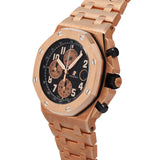 AUDEMARS PIGUET オーデマピゲ ロイヤルオーク オフショア クロノ 26470OR.OO.1000OR.03 メンズ PG 腕時計 自動巻き 黒文字盤 Aランク 中古 銀蔵