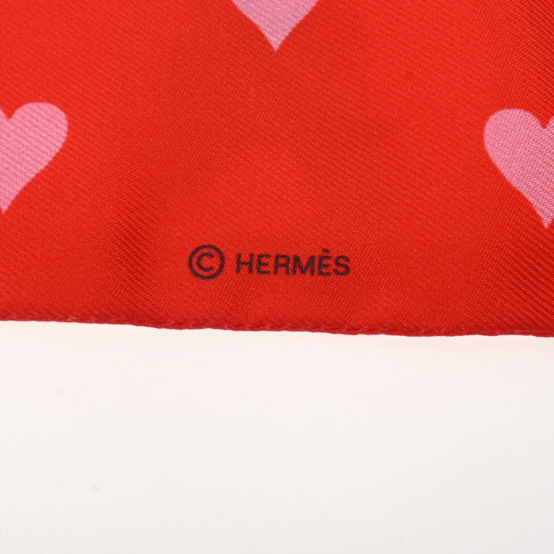 HERMES エルメス ツイリー HERMES TEA TIME ルージュヴィフ/マルチカラー - レディース シルク100％ スカーフ 未使用 銀蔵