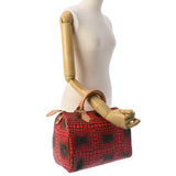 LOUIS VUITTON ルイヴィトン モノグラムタウン スピーディ 30 草間彌生コラボ ルージュ M40693 レディース レザー ハンドバッグ Aランク 中古 銀蔵