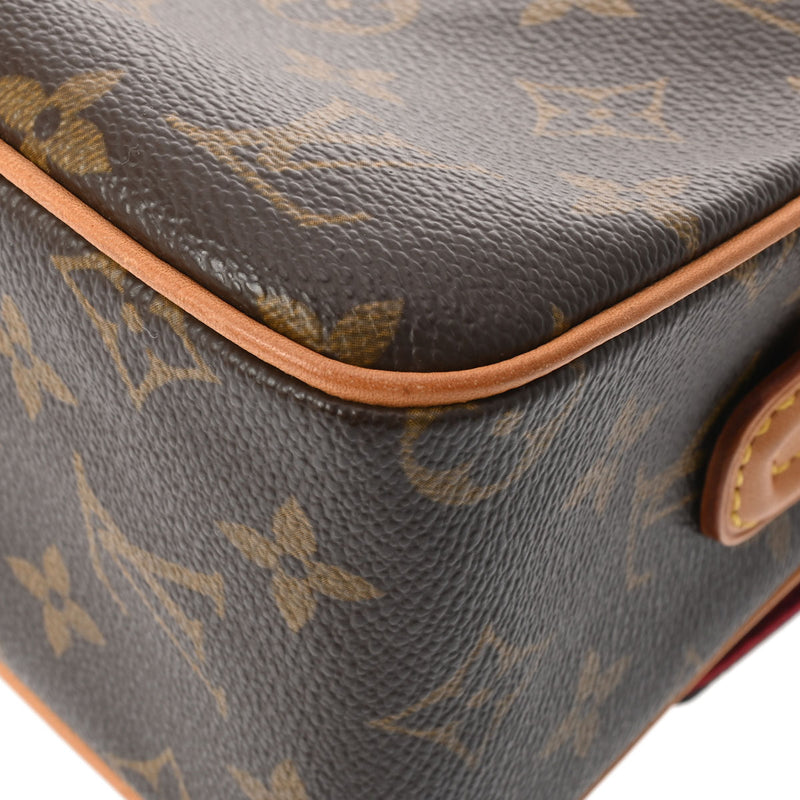 LOUIS VUITTON ルイヴィトン モノグラム ヴィバシテ MM ワンショルダー ブラウン M51164 レディース モノグラムキャンバス ショルダーバッグ Aランク 中古 銀蔵