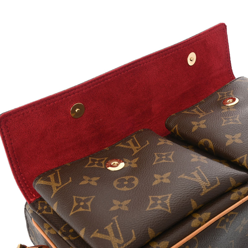 LOUIS VUITTON ルイヴィトン モノグラム ヴィバシテ MM ワンショルダー ブラウン M51164 レディース モノグラムキャンバス ショルダーバッグ Aランク 中古 銀蔵