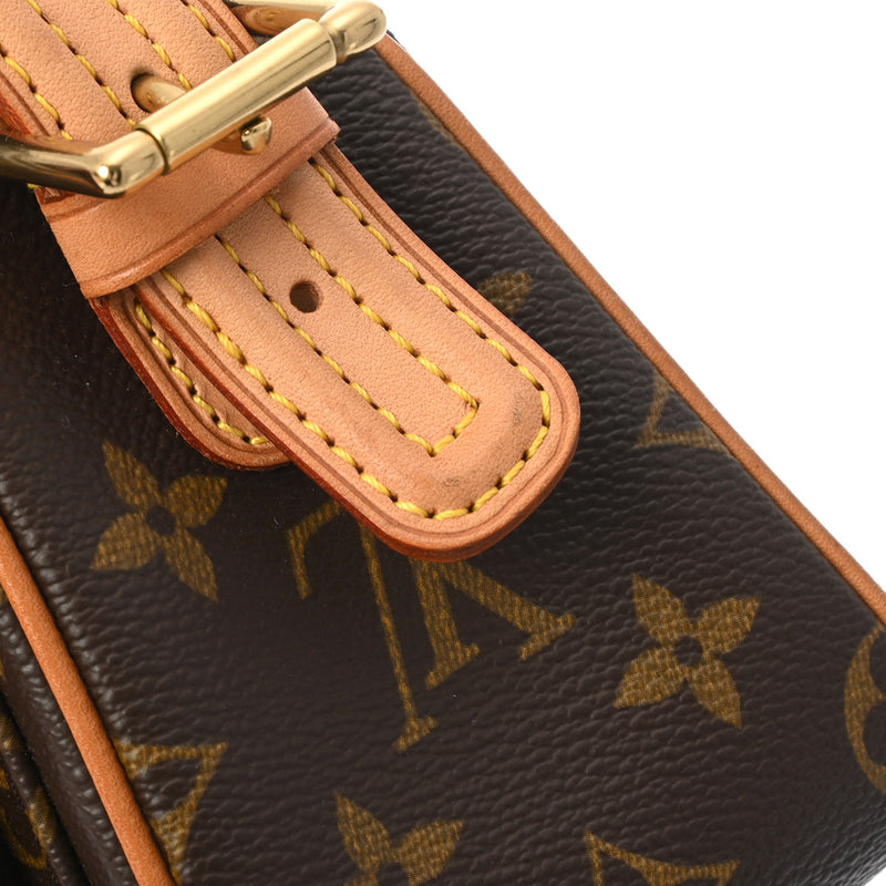 LOUIS VUITTON ルイヴィトン モノグラム ヴィバシテ MM ワンショルダー ブラウン M51164 レディース モノグラムキャンバス ショルダーバッグ Aランク 中古 銀蔵