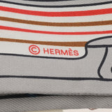 HERMES エルメス ツイリー LES CHIENS PARISIENS グリペールル/ブルー/ジョーヌ 064116S レディース シルク100％ スカーフ 未使用 銀蔵