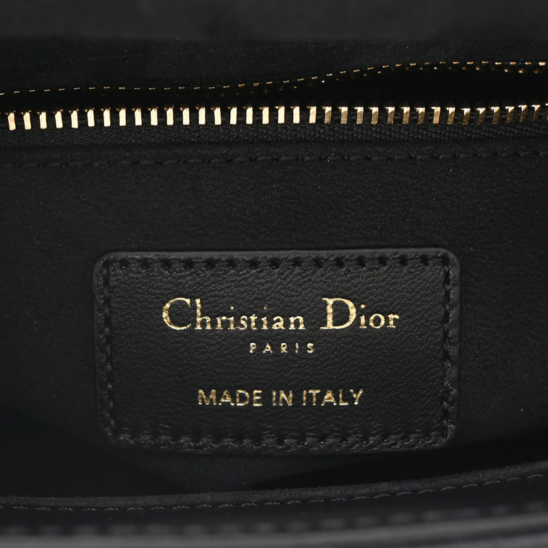 CHRISTIAN DIOR クリスチャンディオール レディディオール MYABCディオール 2WAY スモール 黒 ゴールド金具 レディース ラムスキン ハンドバッグ 未使用 銀蔵