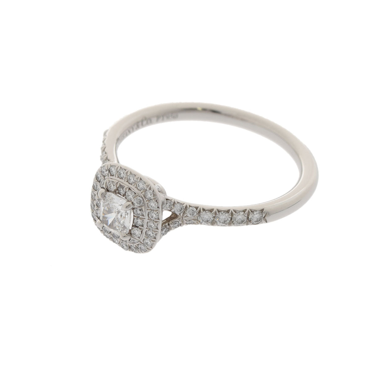 Tiffany & Co. ダイヤモンドリング 0.27カラット ティファニーソレスト ダイヤ0.27ct I-VVS1 #14 一粒ダイヤ レディース