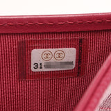 CHANEL シャネル スモールフラップウォレット ピンク AP0231 レディース キャビアスキン 三つ折り財布 Aランク 中古 銀蔵