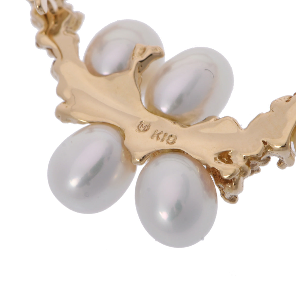 ミキモトパール ユニセックス K18イエローゴールド ブローチ MIKIMOTO
