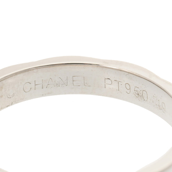 CHANEL シャネル マトラッセ #59 15.5号 レディース Pt950プラチナ リング・指輪 Aランク 中古 銀蔵