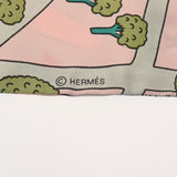 HERMES エルメス ツイリー Les Nouveaux Amoureux ローズパール/ヴェール/ローズ 063329S レディース シルク100％ スカーフ 未使用 銀蔵