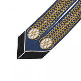 HERMES エルメス ツイリー LIFT PROFILE マリン/ノワール/ゴールド 063777S レディース シルク100％ スカーフ 未使用 銀蔵
