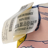 HERMES エルメス ツイリー グリ/ローズ/ヴェール 063463S レディース シルク100％ スカーフ Aランク 中古 銀蔵