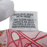 HERMES エルメス ツイリー WHIP BLOCK ピンク レディース シルク100％ スカーフ Aランク 中古 銀蔵