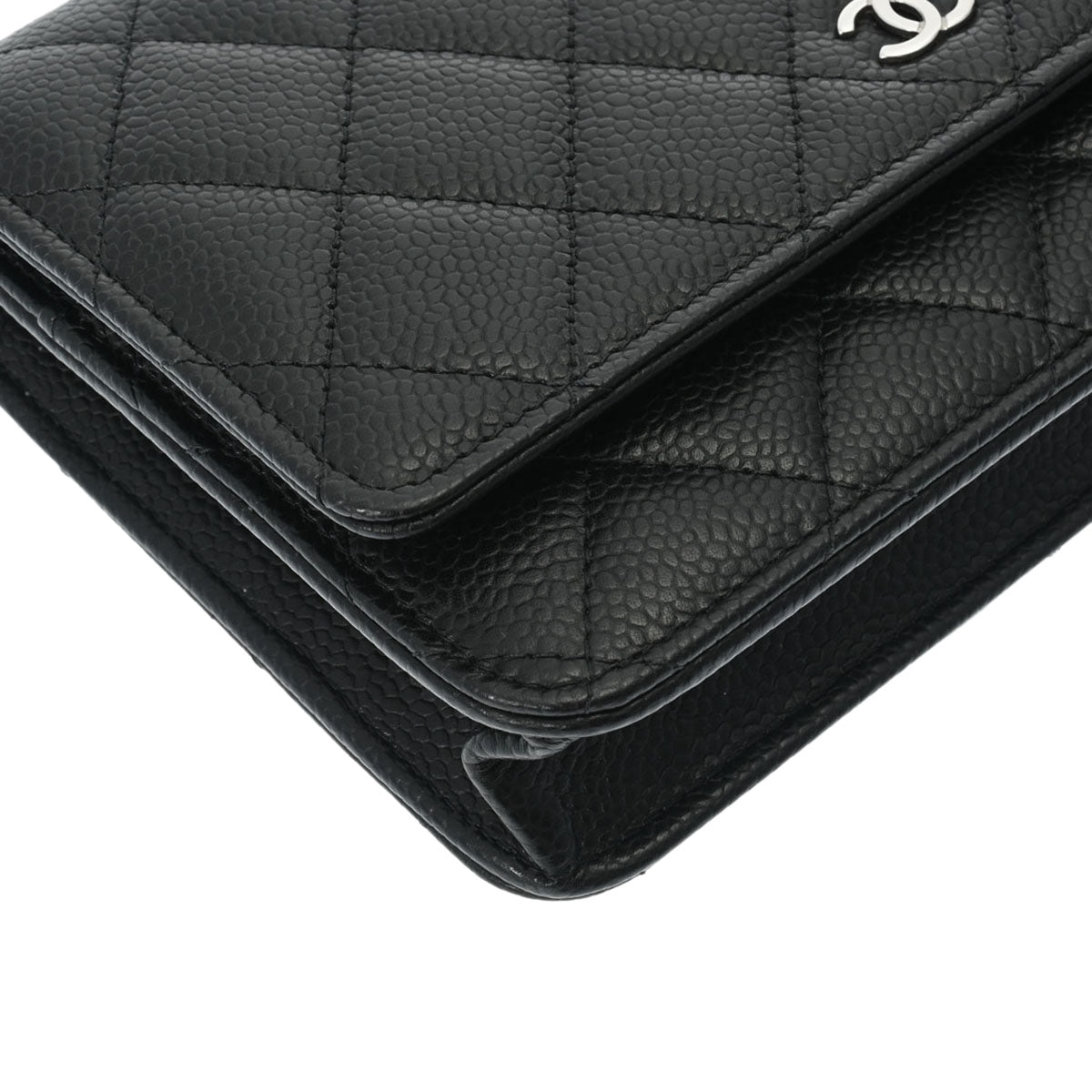 シャネル(CHANEL) チェーンウォレット キャビアスキン シルバー金具 AP0250 Nランク -ゴールドプラザ大阪難波店