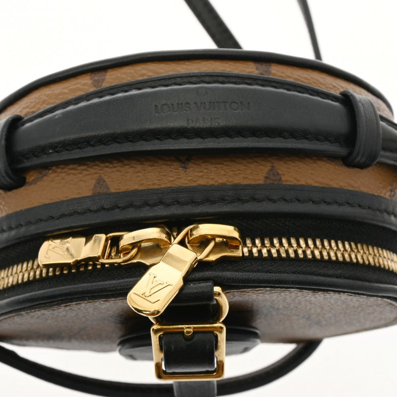 LOUIS VUITTON ルイヴィトン モノグラムリバース ミニポワットシャポー ブラウン M68577 レディース モノグラムキャンバス ショルダーバッグ ABランク 中古 銀蔵