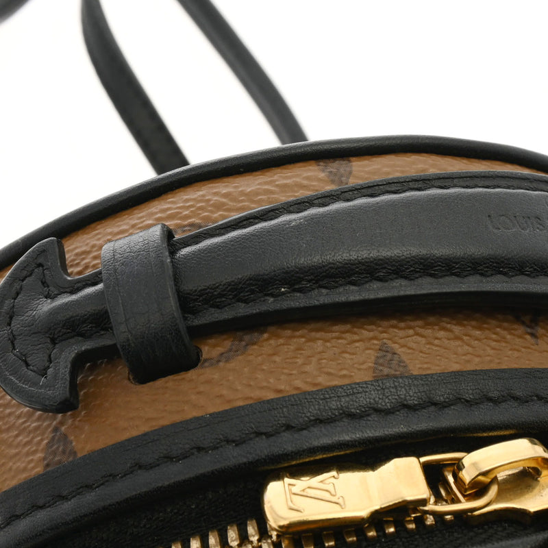 LOUIS VUITTON ルイヴィトン モノグラムリバース ミニポワットシャポー ブラウン M68577 レディース モノグラムキャンバス ショルダーバッグ ABランク 中古 銀蔵