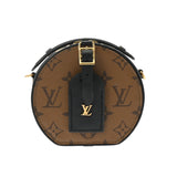 LOUIS VUITTON ルイヴィトン モノグラムリバース ミニポワットシャポー ブラウン M68577 レディース モノグラムキャンバス ショルダーバッグ ABランク 中古 銀蔵
