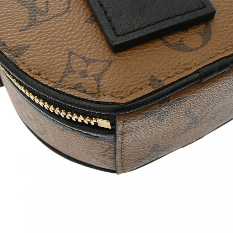 LOUIS VUITTON ルイヴィトン モノグラムリバース ミニポワットシャポー ブラウン M68577 レディース モノグラムキャンバス ショルダーバッグ ABランク 中古 銀蔵