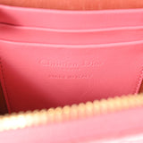 CHRISTIAN DIOR クリスチャンディオール カナージュ フォンポーチ チェーンショルダー ピンク レディース エナメル ポーチ 未使用 銀蔵